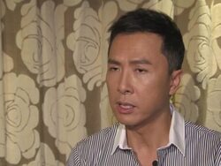 INTERVIEW - Donnie Yen on the challenges on filming at 'Kung Fu Jungle' Interview Stock Footage