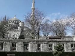 Blue Mosque, Istanbul, Turkey Stock Footage