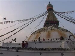 Bodnath Stupa Stock Footage