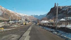 Mountain Road in Georgia Stock Footage