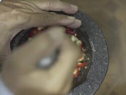 Healthy Thai Cooking Stock Footage