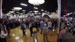 Wide Angle Of Entire Donald Trump Speech Showing Audience And Crowd Interactions And Reactions Pt.28 Stock Footage