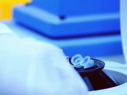 Scientist and bio lab experiment Stock Footage