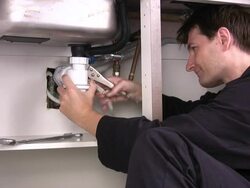 Working Plumber Stock Footage