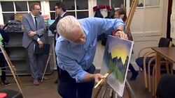 Jeremy Corbyn Does A Spot of Painting News Clip