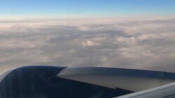 View from Airplane Stock Footage