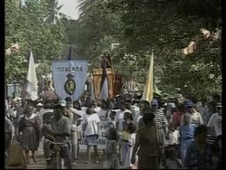NICARAGUA: POPOYUAPA: PILGRIMS VISIT TOWN IN SEARCH OF A MIRACLE News Clip