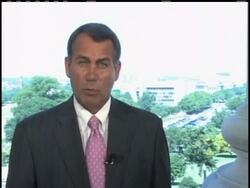 House Republican Leader John Boehner is calling on President Barack Obama to rein in government spending. He says so far Obama has refused to make tough choices on the budget and calls that a failure of leadership. News Clip