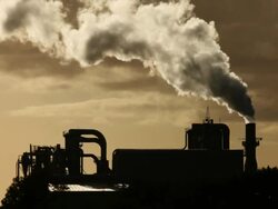 Factory Pollution Stock Footage