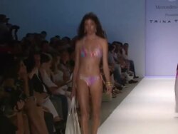 EVENT CAPSULE CHYRON: Trina Turk- MBFW Miami Swim 2011 Stock Footage