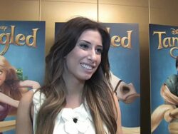 INTERVIEW Stacey Solomon on Disney film's, being a fan, her favourite character at the Tangled UK Premiere at London England. (Footage by WireImage Video/GettyImages) Stock Footage