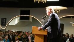 Trump Rally All Access Waterloo Iowa October 27 2015 Stock Footage