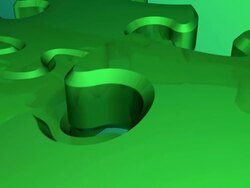 Green Box Puzzle (Short Version) Stock Footage