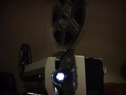 Super 8 projector Stock Footage