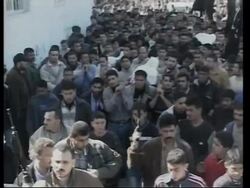 Palestinians carry victims of Israeli incursion through streets, IDF reax News Clip