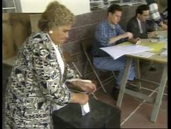 ECUADOR: POLLING BEGINS IN PRESIDENTIAL ELECTION News Clip