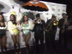 Playboy Bunnies at The Playboy Party Presented By Crown Royal Stock Footage