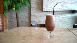 iced chocolate Stock Footage
