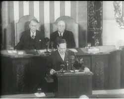 MacARTHUR TELLS CONGRESS News Clip