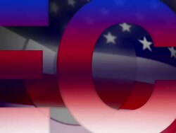 Elections 2012 graphic Stock Footage