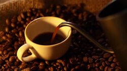 Pouring coffee Stock Footage