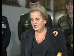 GERMANY: US SECRETARY OF STATE ALBRIGHT VISITS MILITARY HOSPITAL News Clip