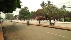 CLEAN : Stockshots of Luang Prabang Laos News Clip