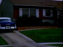 1950s family and Buick Stock Footage