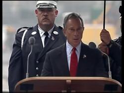 Names being read, Mayor's bite, relatives' bite News Clip