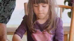 Cooking With Grandma-Beautiful Little Girl Learns How To Make Cookies in The Bright-lit Vintage Kitchen Stock Footage