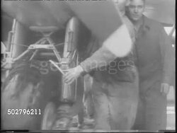 Mosquito Blitz Bomber, Geoffrey DeHavilland Demonstrates News Clip