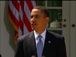 President Barack Obama says that while swine flu vaccine will be voluntary, the government will 'strongly recommend' that people get it. News Clip