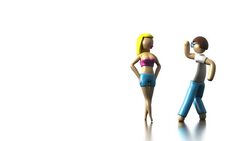 Travesti Pee casual Stock Footage