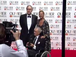 Kate Moss, Michael White & Nigel Planer Pose News Clip