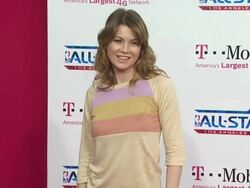 Ellen Pompeo at the T-Mobile Magenta Carpet At The 2011 NBA All-Star Game at Los Angeles CA. (Footage by WireImage Video/GettyImages) Stock Footage
