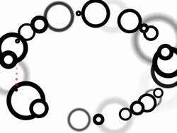 ELLIPSE : white back (LOOP) Stock Footage