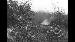 Soldiers, explosions and mud during World War II in the 1940s News Clip