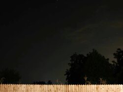 sky by night with moving stars Stock Footage