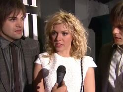 INTERVIEW: The Band Perry on the art and process of songwriting at the 59th Annual BMI Country Awards at Nashville TN.  Stock Footage