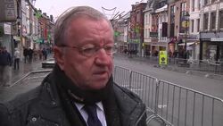 Preparations to mark the 70th anniversary of the Battle of the Bulge in WWII, wreaths laid at monument News Clip