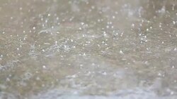 Rain and hail Stock Footage