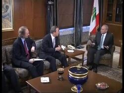 UN chief Ban Ki-Moon meets Lebanese leaders, Saniora News Clip