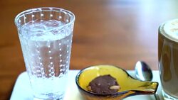 hot latte coffee Stock Footage