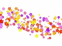 Wave of flowers 2 HD loop Stock Footage