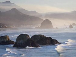 HD oregon coast Stock Footage