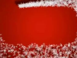 Snow frame Stock Footage