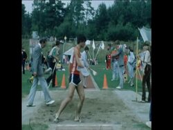 SYND 5 7 80 1980 SUMMER PARALYMPICS GAMES IN ARNHEM, LONG JUMP AND VOLLEYBALL News Clip