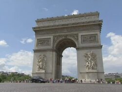 Arc de Triomphe Stockshots News Clip