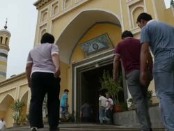 Men Xinjiang Kashgar News Clip