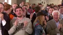 CLEAN : Merkel's party easily beats centre left in state poll News Clip